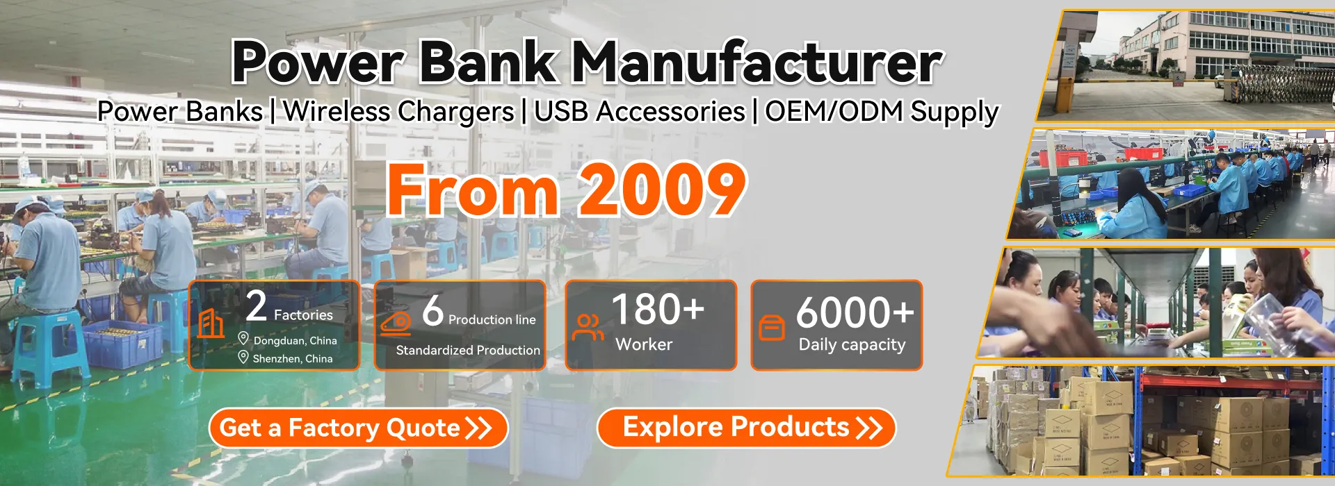 Toptai Power Bank Manufacturer Since 2009