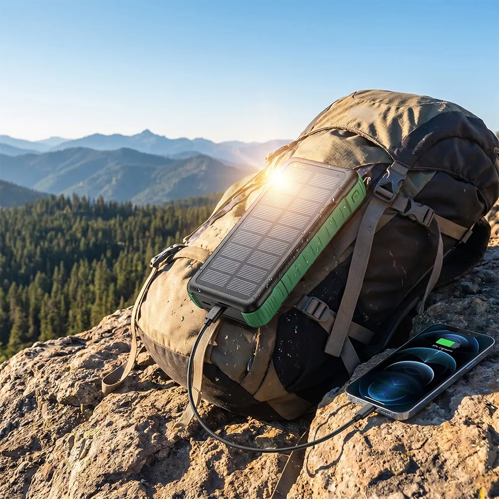 A survival-ready outdoor SKU power bank application