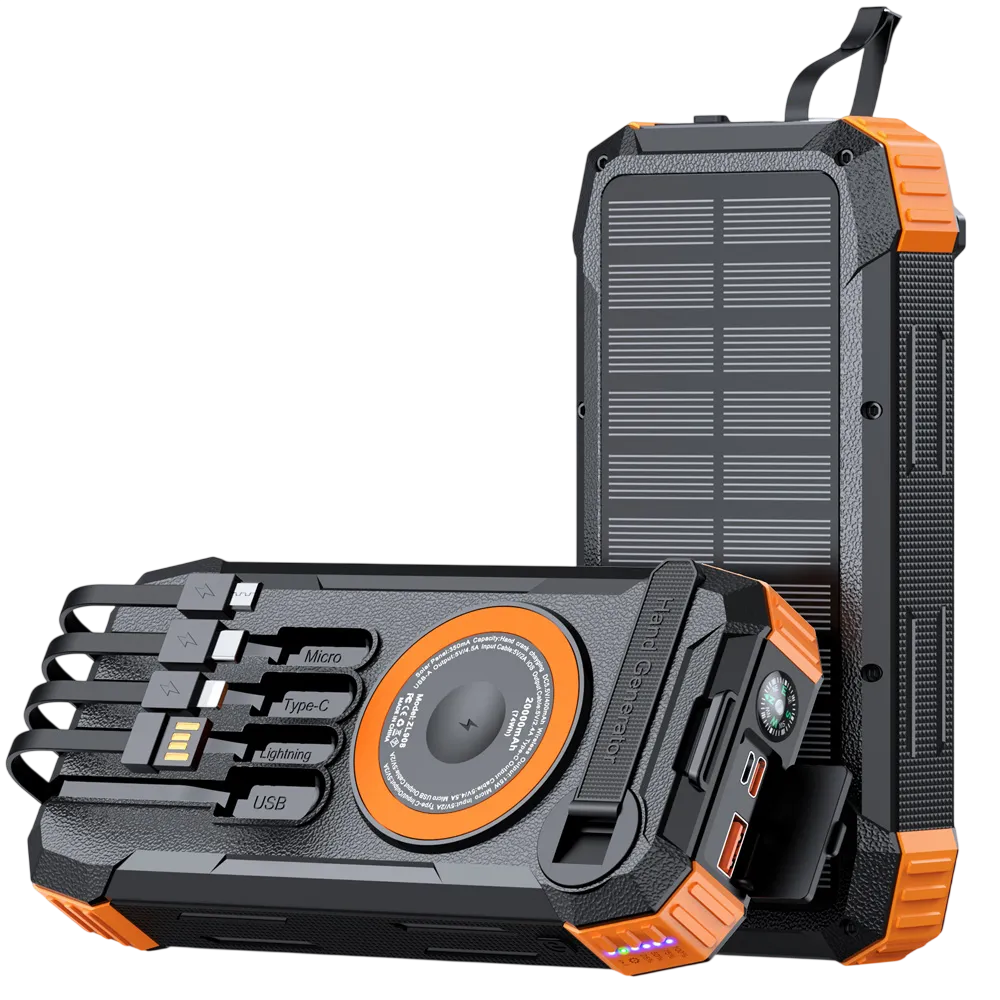 Hand Crank Solar Power Bank 3 in 1-PF209