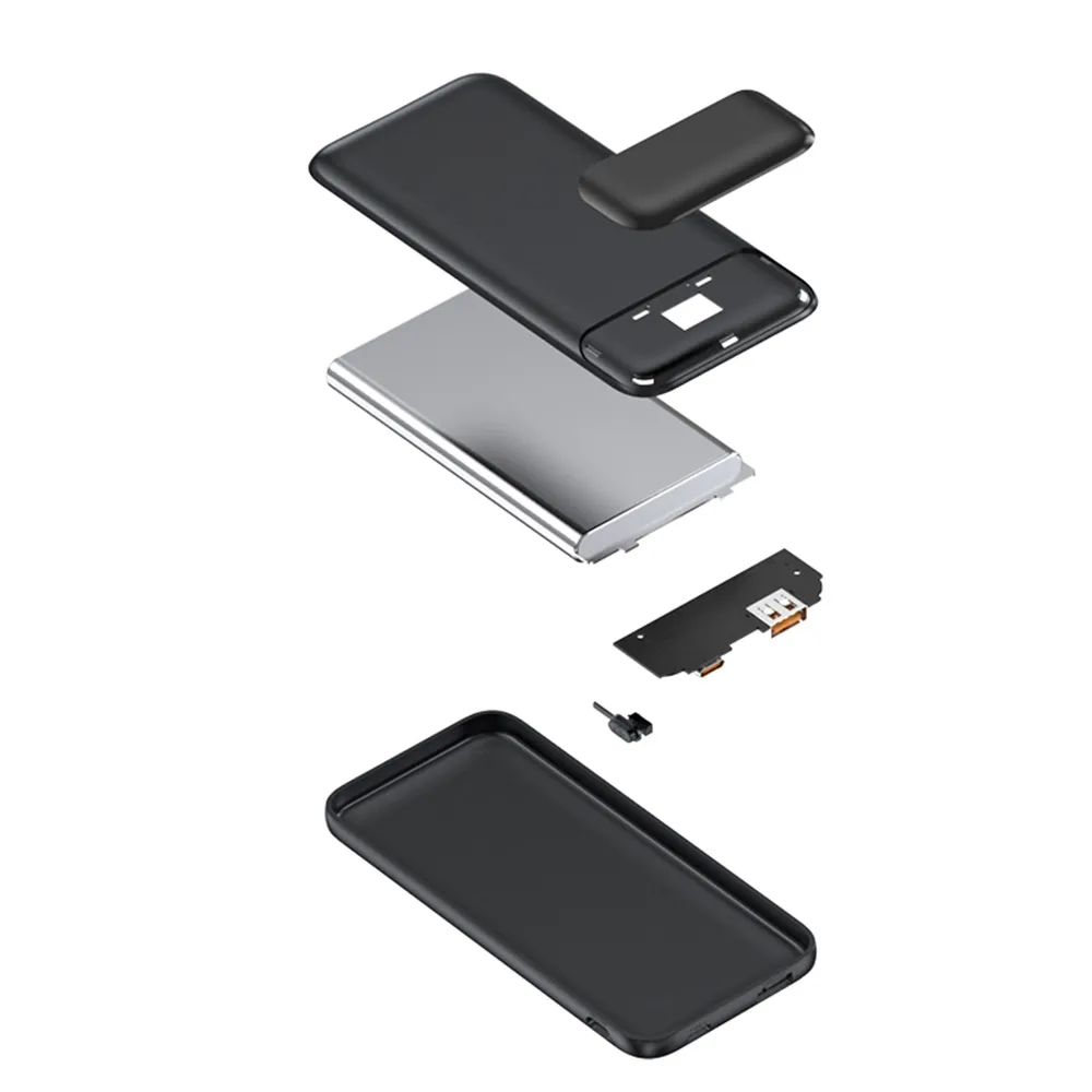 Slim Power Bank internal exploded structure view