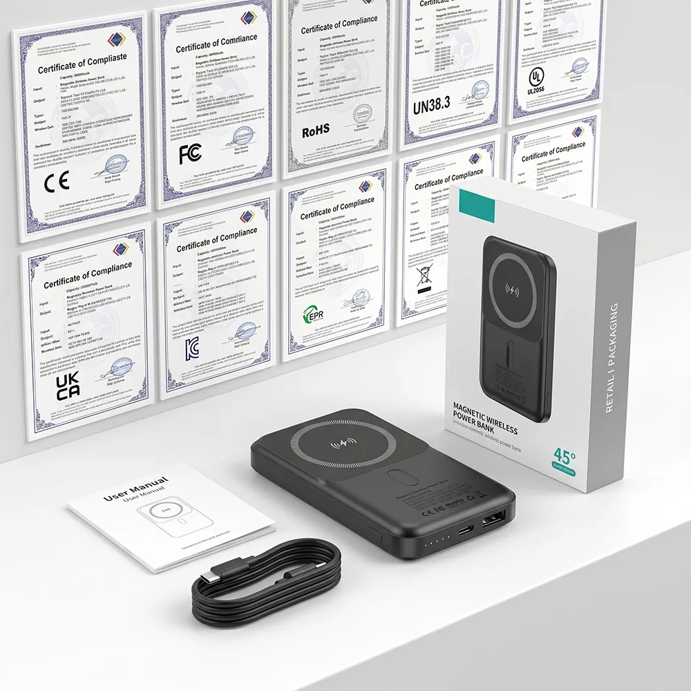 Fast charging performance and certification documents showcase