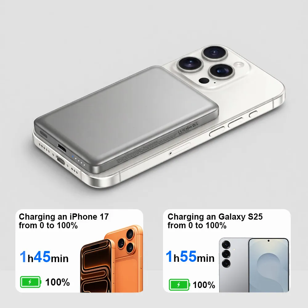 Magnetic Power Bank charging phone performance