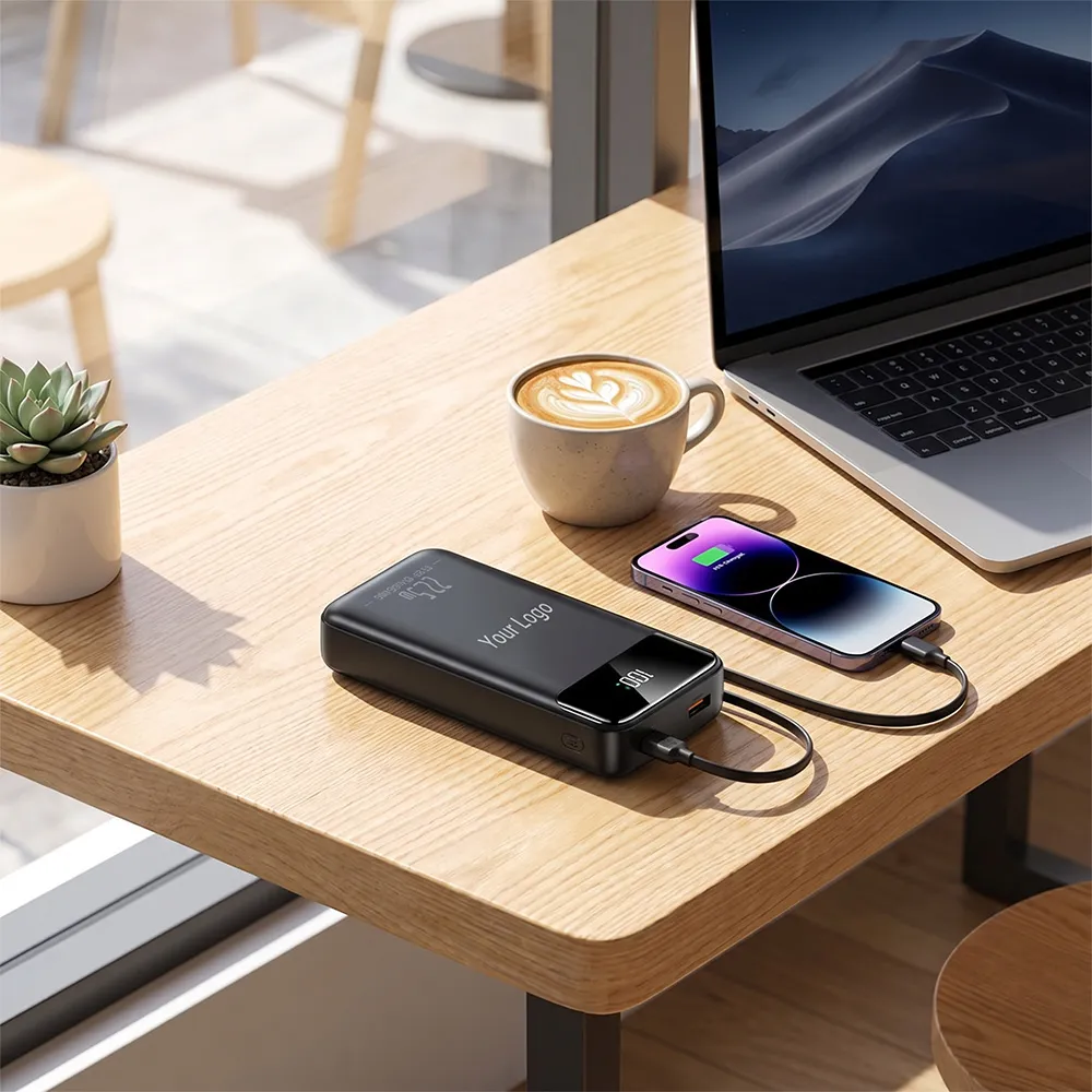 People using the Multi-Charger power bank in work, outdoor and travel scenarios