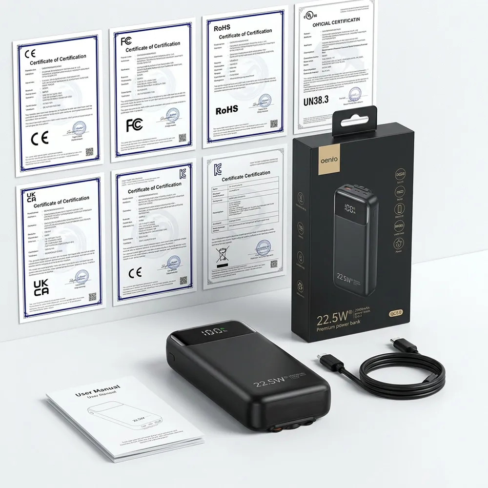 Power Bank Certifications and Packaging