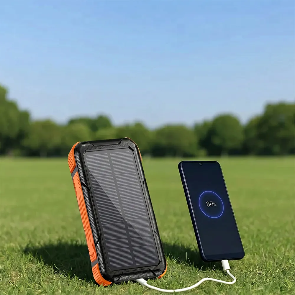 Wireless Solar Power Bank outdoor product differentiation scenario