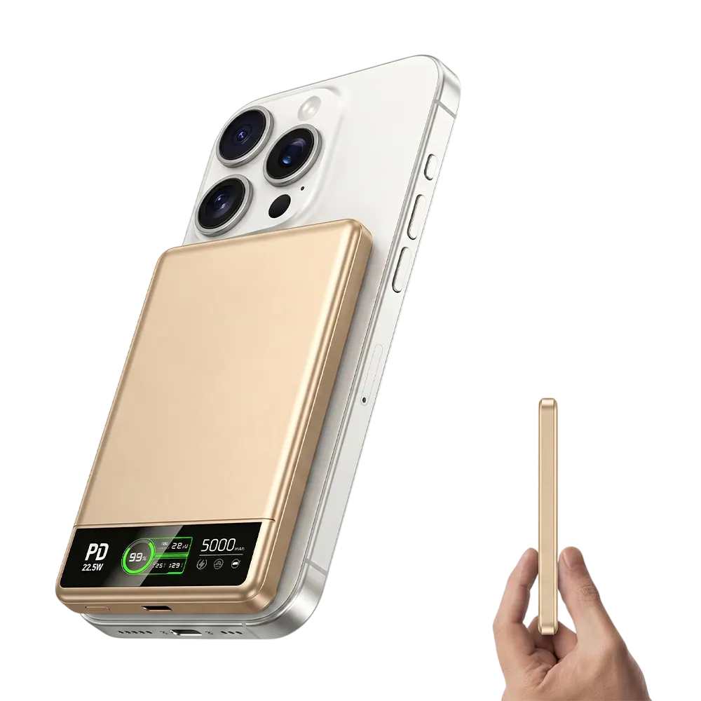 TFT Screen 3-in-1 Magnetic Power Bank