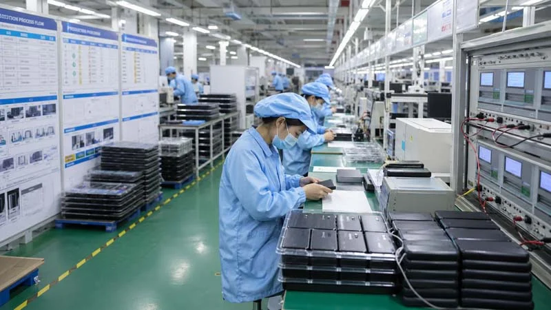 Power Bank Manufacturer China factory production line with quality inspection